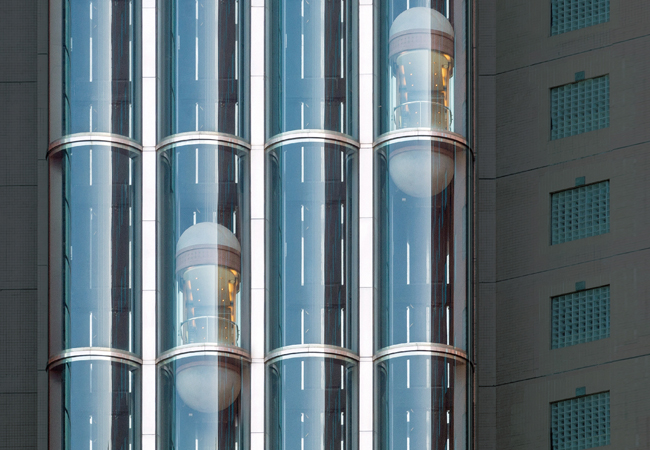 Panoramic elevator